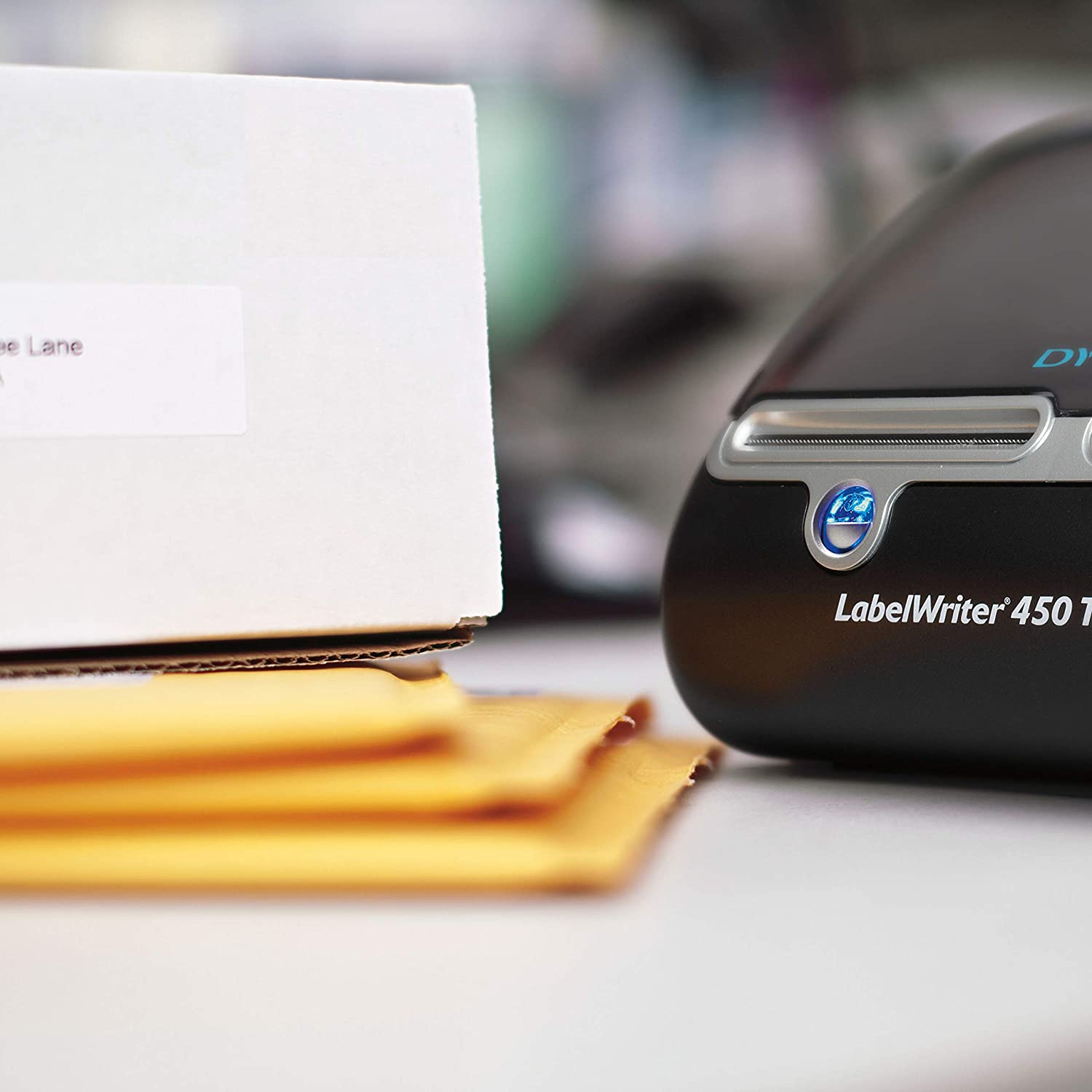 DYMO Label Writer 450 Twin Turbo label printer, 71 Labels Per Minute, Black/Silver (1752266) DYMO Label Writer 450 Twin Turbo label printer, 71 Labels Per Minute, Black/Silver (1752266)